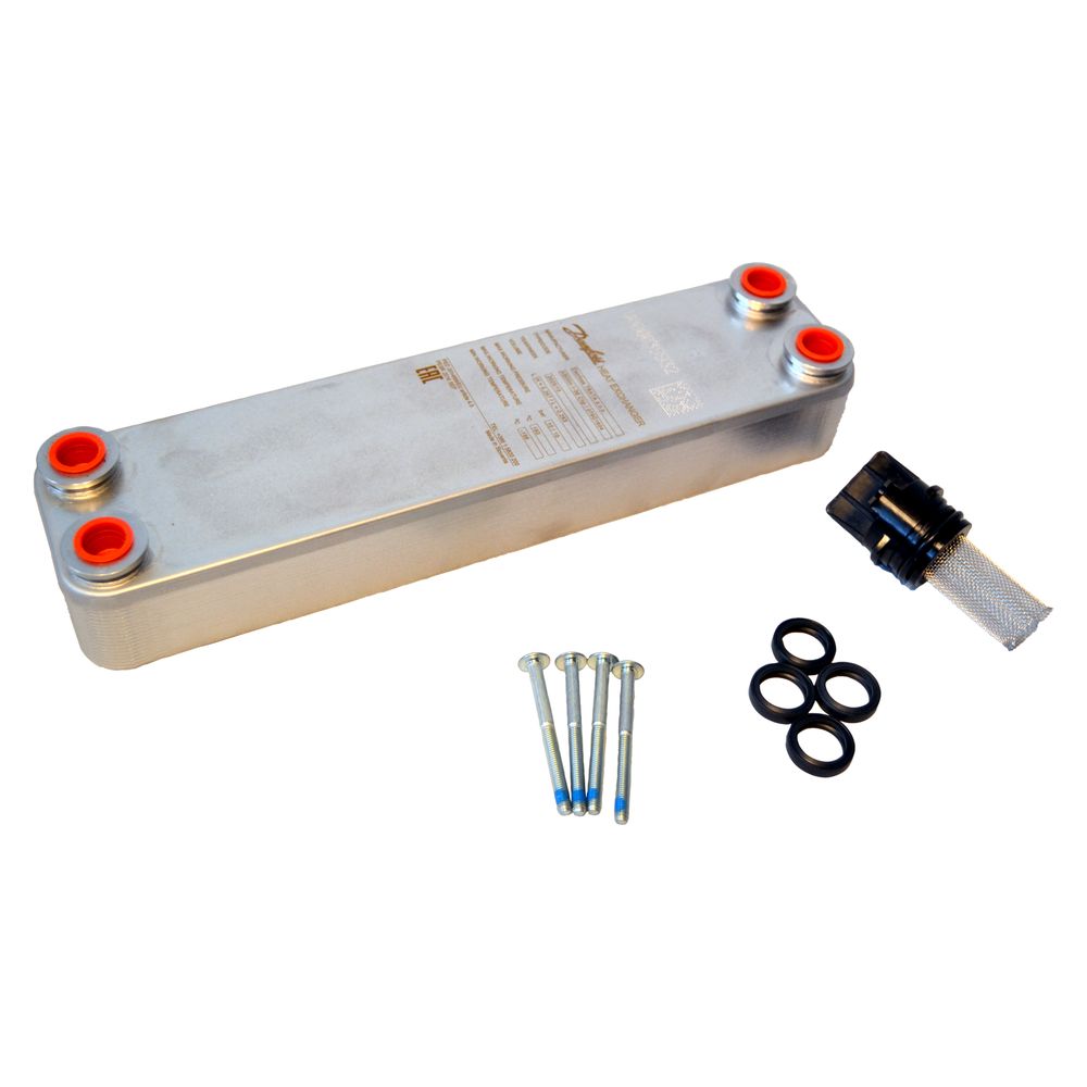 Danfoss Service Kit Wärmeübertrager Evoflat 4.0 Typ 1 Gelötet, Rostfreier Stahl, 183b0507