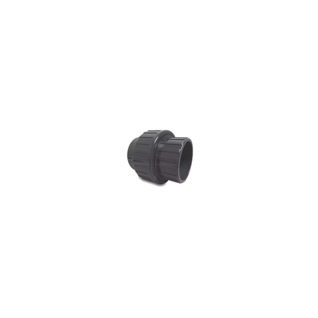 Mega Verschraubung pvc-u 50 mm Klebemuffe 16 bar, grau