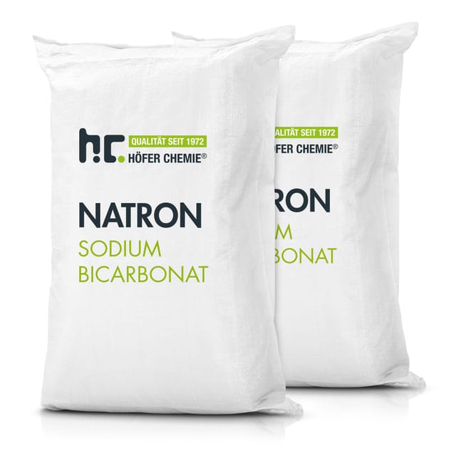 2x 25 kg Natron Backsoda Natriumhydrogencarbonat