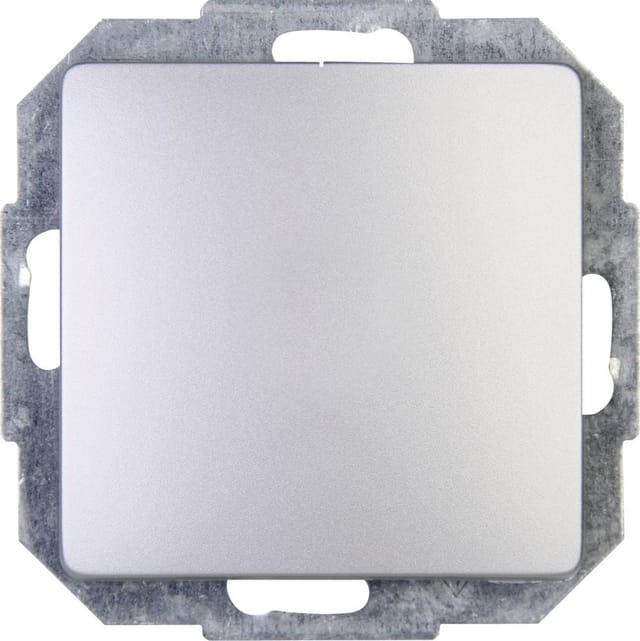 Kopp - Kreuzschalter Paris silber, 650720084 Steckdosen & Buchsen