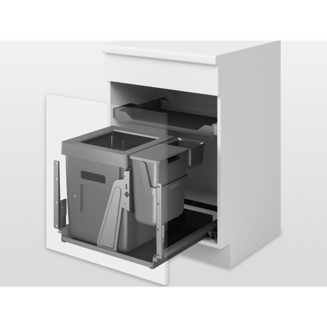 Peka - Abfallsystem Oeko Complet kb 550/600 t 490 mm Anthrazit