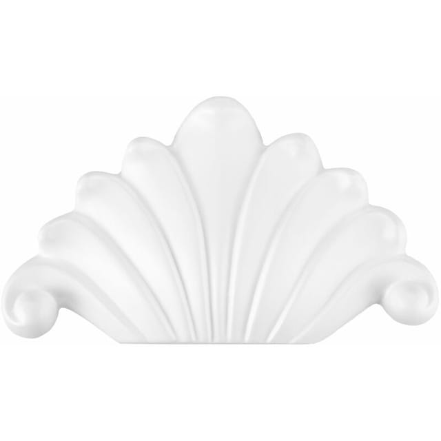 Grand Decor - Bekrönung Türrahmen Auswahl Giebel Ornamente pu D481: Ornament D486 - 80 x 140 x 16 mm