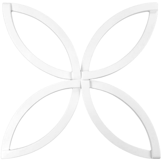 Ornament für Decke und Wand pu stoßfest Hexim 60x60cm FR30