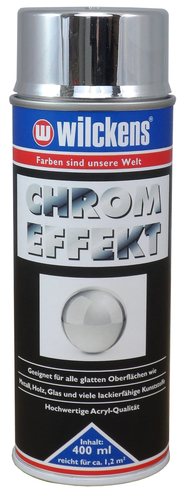 Chrom Effekt Spraylack hochglänzend 0,4l 16102900140 - Wilckens