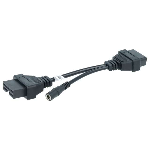 Vhbw - OBD2 - Adapterkabel 12Pin auf 16Pin für OBD-Diagnosegerät für kompatibel mit ältere Mitsubishi / Hyundai Modelle - mit dem 12Pin-Anschluss