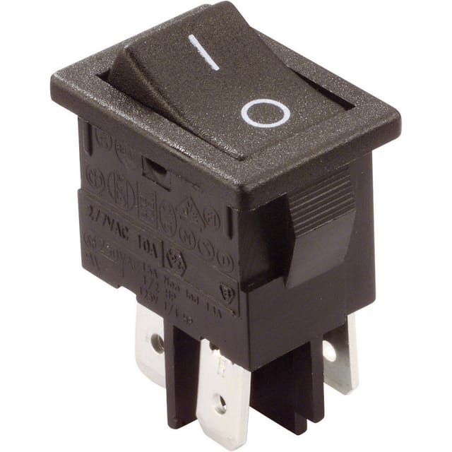 Arcolectric - Bulgin Ltd.) H8550VBACA Wippschalter H8550VBACA 250 v/ac 10 a 2 x Aus/Ein rastend 1 St