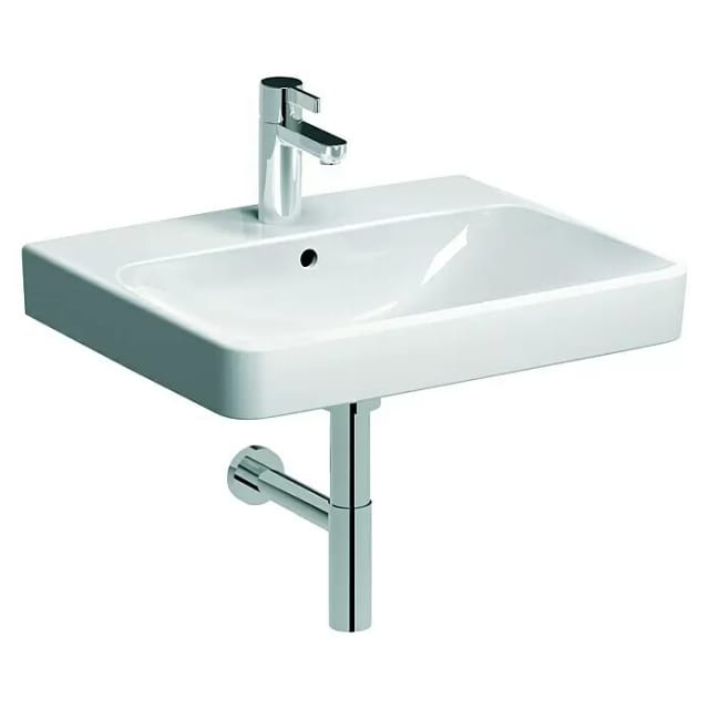Smyle Square Waschtisch 500229, 60x48cm, mit Hahnloch und - Geberit