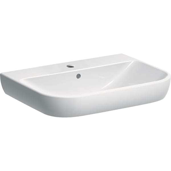 Smyle Waschtisch 500230, 65x48cm, mit Hahnloch und - Geberit