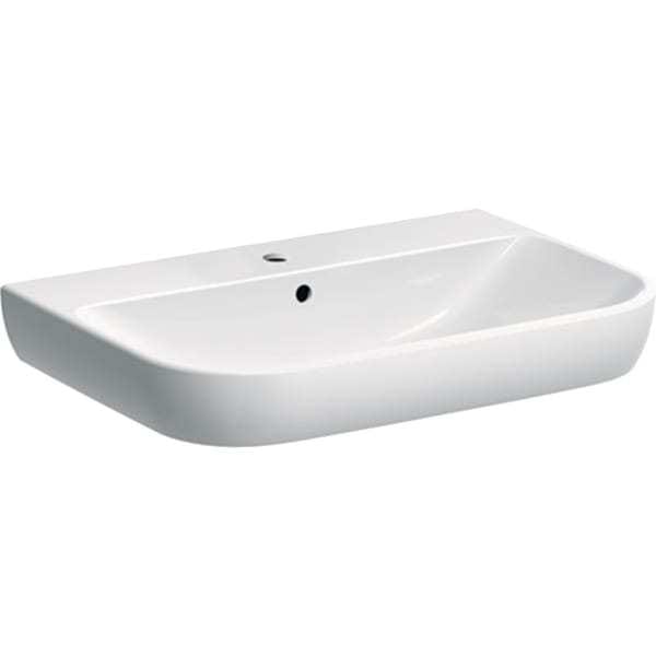 Keramag - Geberit Smyle Waschtisch 500248, 70x48cm, mit Hahnloch und