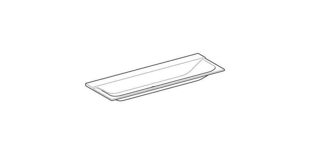 Geberit - Xeno 2 Waschtisch ohne Hahnloch, ohne Überlauf, 140x48cm,