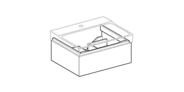 Geberit Xeno 2 Waschtischunterschrank 580x220x462mm, 1 Schublade,