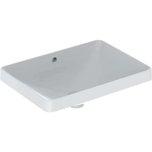 Geberit - Variform Einbauwaschtisch Rechteckig, 550x400mm, Ohne