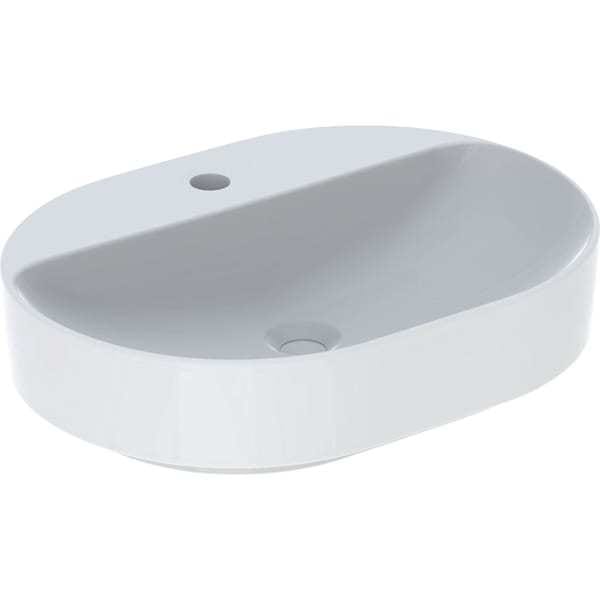 VariForm Aufsatzwaschtisch elliptisch, 600x450mm, mit - Geberit