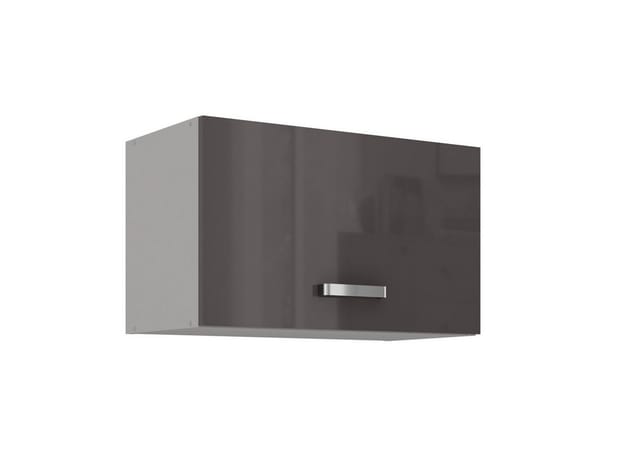 Küchen Preisbombe - Küchen Hängeschrank 60 Hochglanz Grau Küchenzeile Küchenblock Küche Grey Bianca