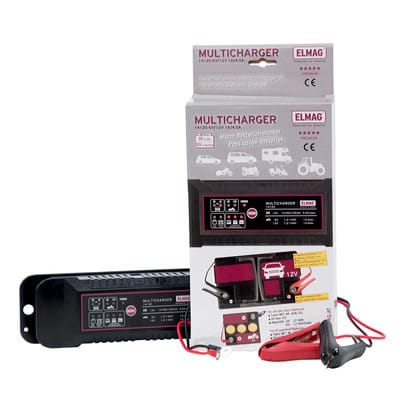 Elmag - Automatisches Batterieladegerät 6/12 v. multicharger 14120