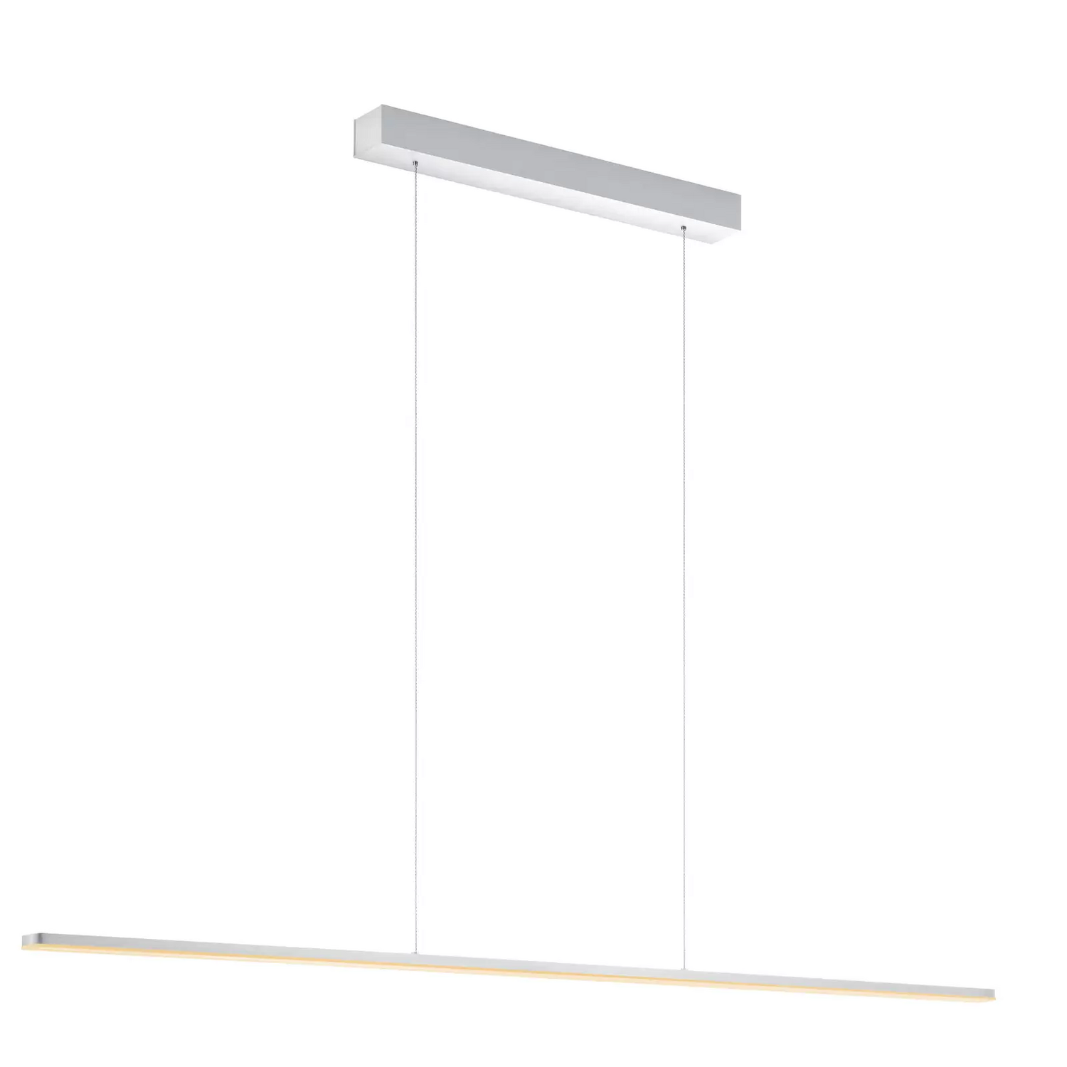 [gebraucht] B-ware Quitani Led Pendelleuchte Margita Länge 148 Cm Silber Deckenlampe Deckenleuc600