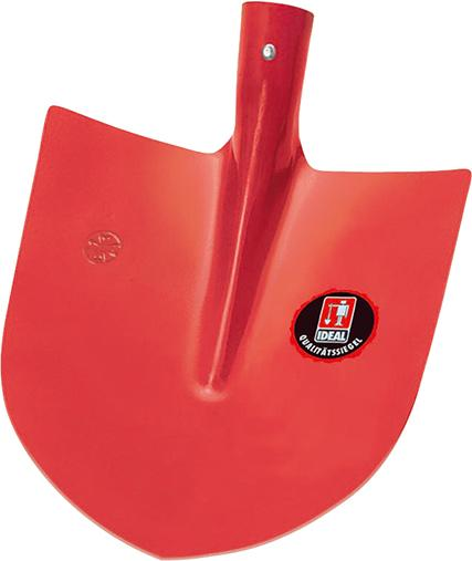 Frankfurter Schaufel Gr.5 rot, gehärtet, o. Stiel