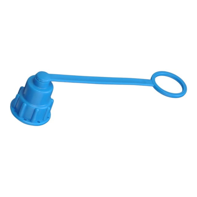 Tüllen-Verschraubung hdpe blau für Außen-D 24 mm
