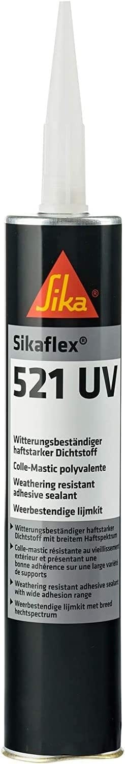 Flex 521 uv Hybrid Versiegelung - Schwarz - 300ml - Sika