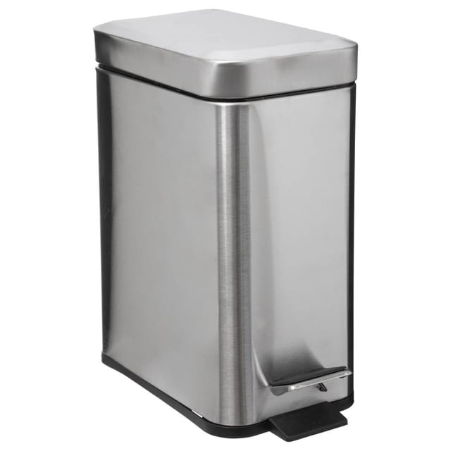 5five Simply Smart - Rechteckiger mülleimer soft close inox 5l - 5five