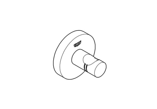 Essentials - Bademantelhaken, Dunkelgraphit 40364A01 - Grohe