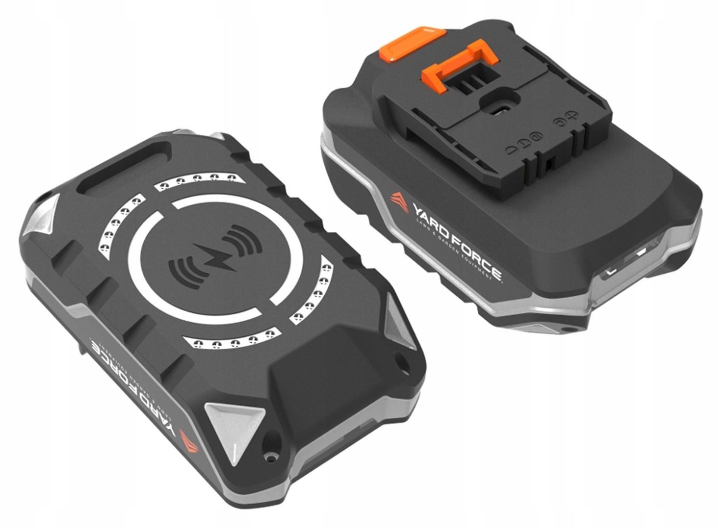 Yard Force Akku Lithium-ionen-batterie 20 V Schwarz