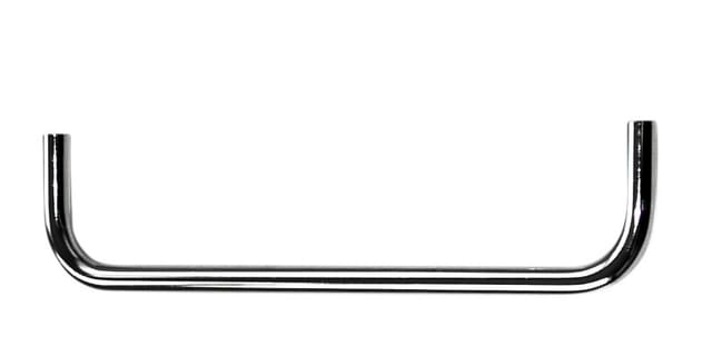 Grimme - Garderobenhängebügel Nora U-Form, Lochabstand 240 mm, Breite 252, Edelstahl geb.