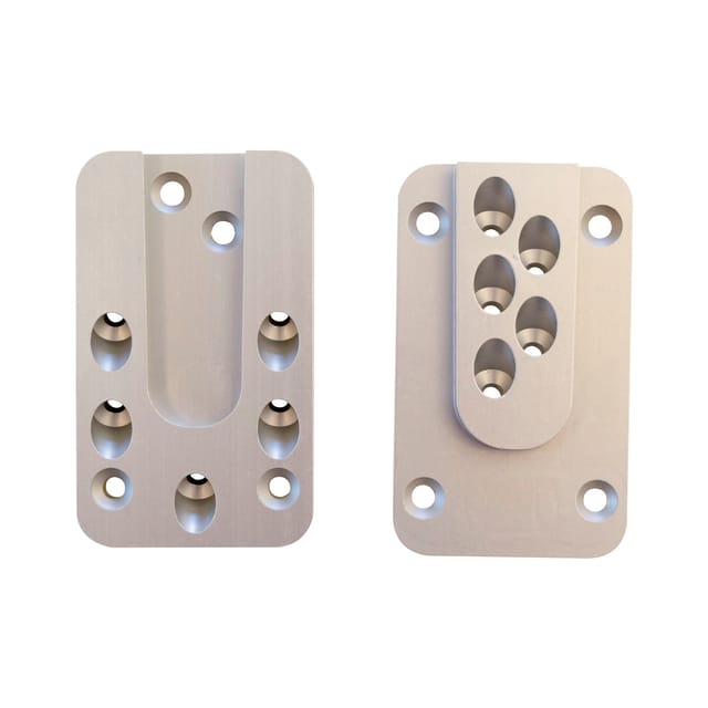 Pitzl - Holzverbinder für Holzkonstruktionen hvp 60x100x12mm Aluminium eloxiert