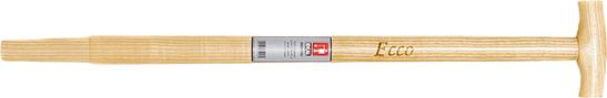 Idealspaten Spatenstiel Esche T-Stiel 85 cm, gerade, lackiert