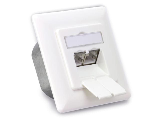 CAT.6a Datendose up, reinweiß - Logilink