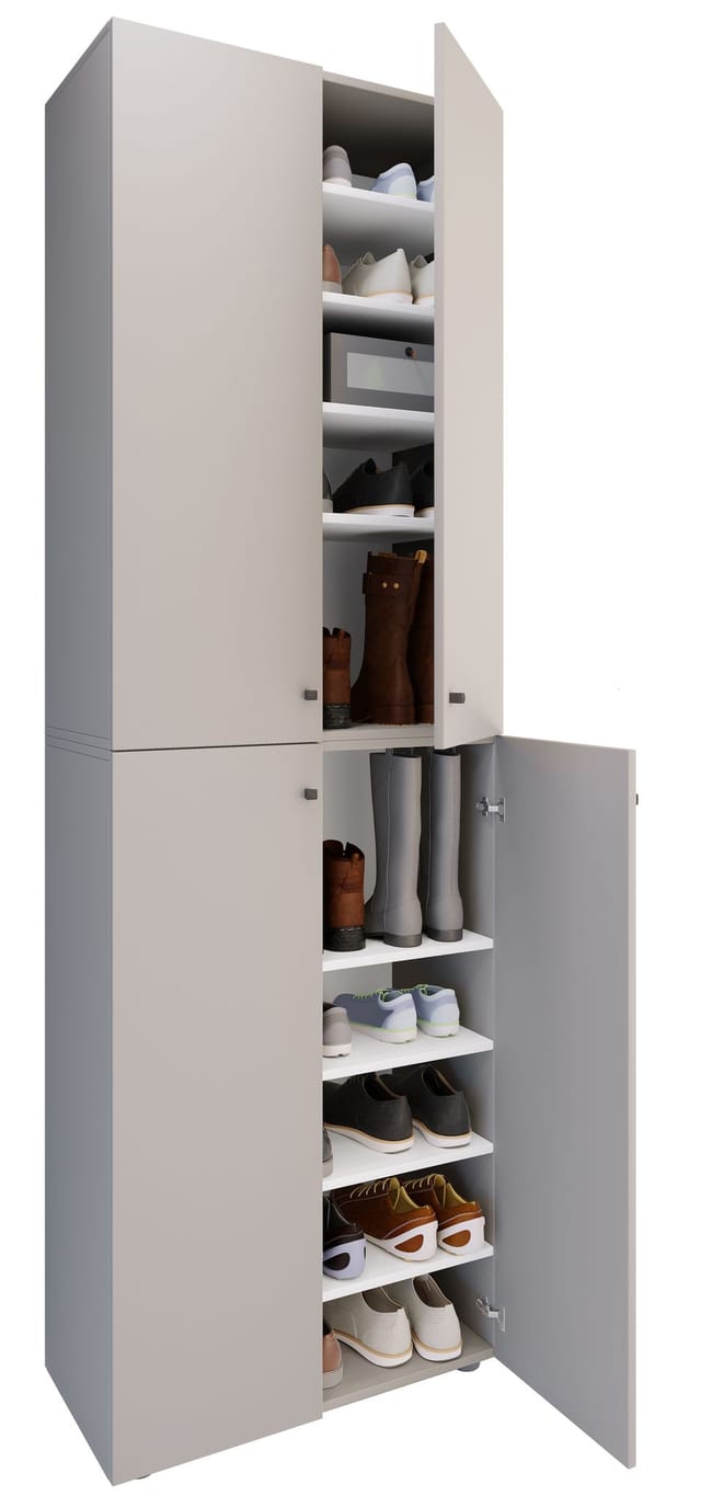 Xl Holz Großer Schuhschrank Lona 10
