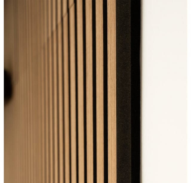 HOME DELUXE Wandpaneel Akustikpaneel SONIC Oiled Oak - 240 x 40 cm, 0,96m²- Akustik Wand Paneele , Lamellenwand, Akustik Paneele Akustikpaneel