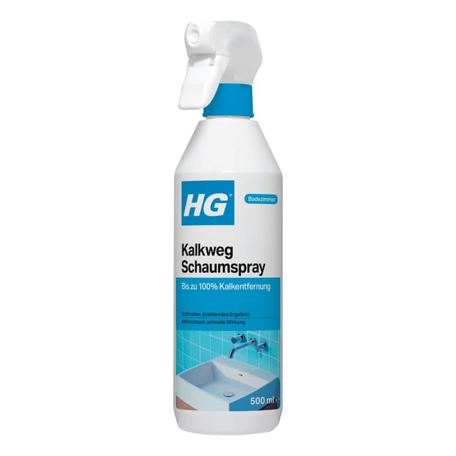 HG - Kalkweg Schaumspray 500 ml Kalkentferner Antikalk Spray