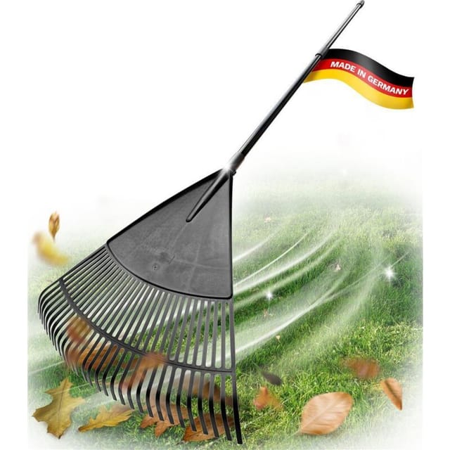 Gartenpflege-Sets Laubrechen mit Teleskopstiel - Novatool