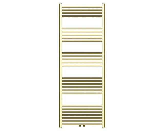 Belrad - Handtuchheizkörper mit Mittelanschluss in gebürstetem Gold – 1600x600mm, 557 Watt
