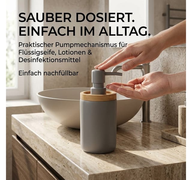 Seifenschale polyresin - bambusgrau Tendance