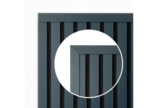 Hexim - Akustikpaneele Zubehör Abschlussleiste Lamellen mdf Wandverkleidung: Ocean, 275cm