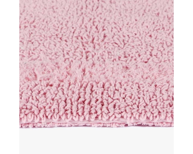 Badematte rosa 50x80 cm aus 100% Baumwolle - Homescapes