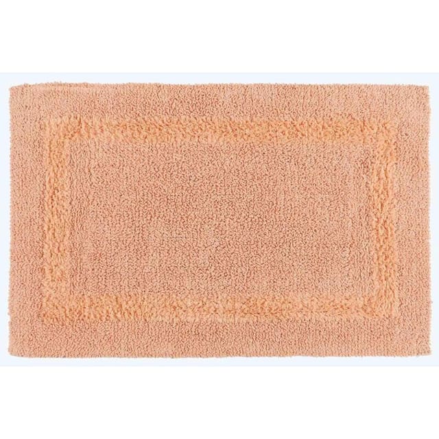 Badematte apricot 50x80 cm aus 100% Baumwolle - Homescapes