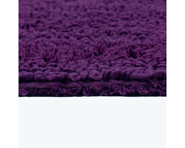 Badematte lila 50x80 cm aus 100% Baumwolle - Homescapes