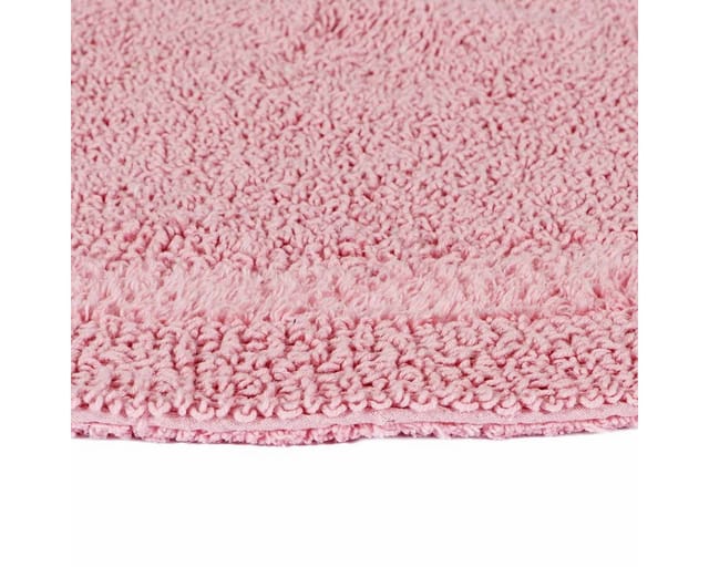 Duschvorleger rosa 50x50 cm aus 100% Baumwolle - Homescapes