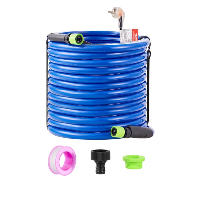 100 Fuß Beheizter Wasserschlauch Für Wohnmobil, Beheizter Trinkwasserschlauch Mit Frostschutz Bis -45 °f, Automatisch Selbstregulierend, 5/8 Zoll Innendurchmesser Mit Schnellanschluss-set, - Vevor