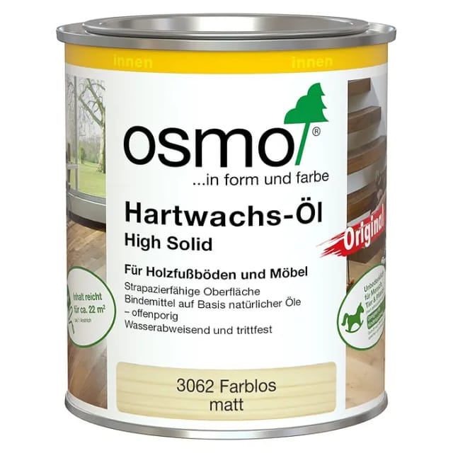 Hartwachs-Öl Original Farblos Matt 0,75 l - 10300045 - Osmo