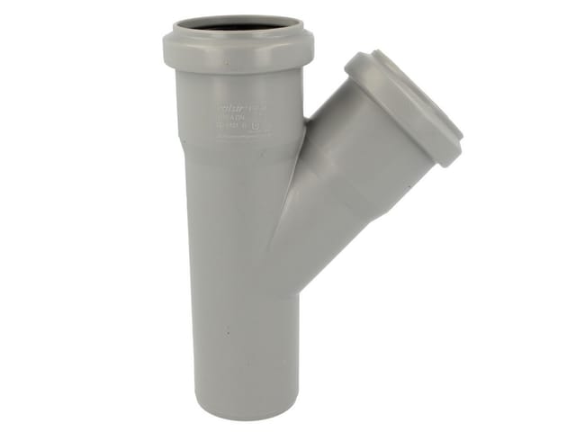 HT-Abzweig DN 50x50mm, 45 Grad m.vormontierten Dichtringen