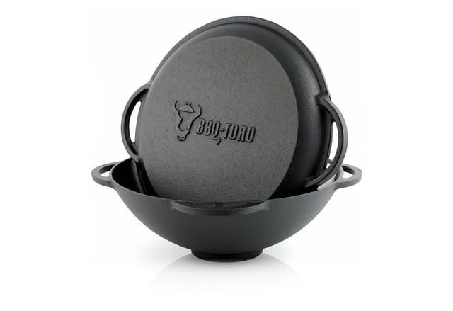 Kazan, Gusseisen Topf, 6,9 Liter, Traditioneller Gusstopf - Bbq-toro