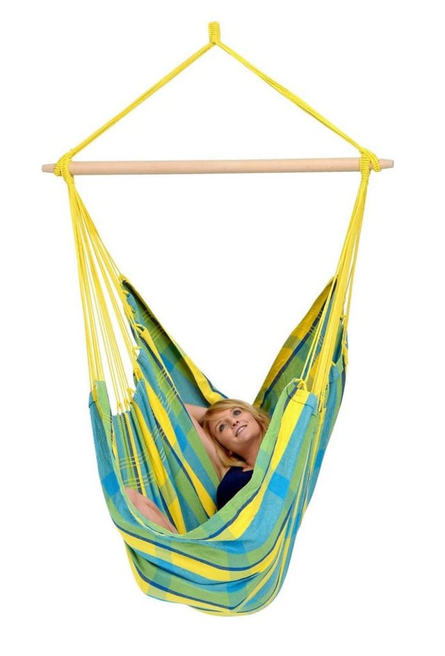 Amazonas - xl Hängesessel Brasil Lemon mit Spreizstab Sitzfläche ca. 160 x 130 cm