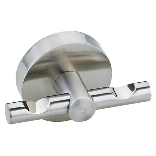 Tesa - moon Handtuchhaken, verchromter Edelstahl - Bad-Haken zur Wandbefestigung ohne Bohren, inkl. Klebelösung - 53 mm x 65 mm x 50 mm