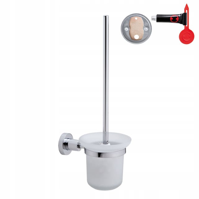 tesa LOXX Klobürsten-Halter Klebstoff Metall