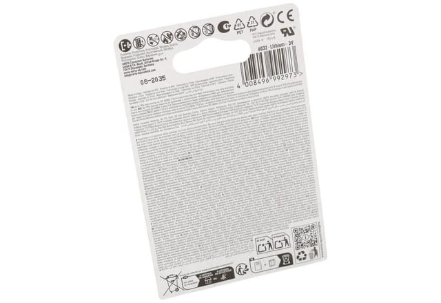 CR2032 Lithium-Knopfzelle 3V 4er Blister - Varta