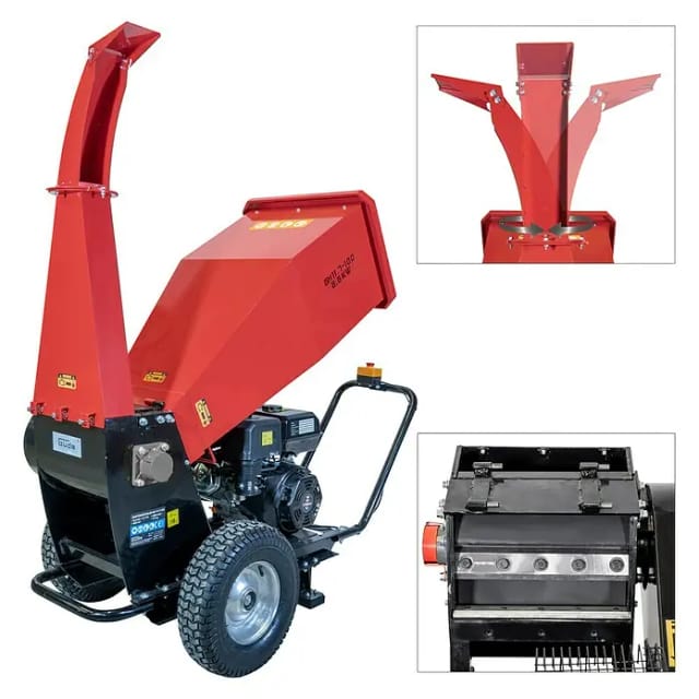 Güde - GH11.7‑100 Benzin Gartenhäcksler 8,6 kW 11,7 PS Ø100 mm Räder 4‑Takt